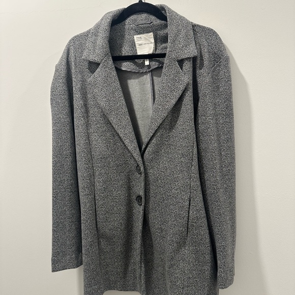 Avec Les Filles Textured Gray Blazer - Picture 1 of 3